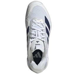 Женские Кроссовки теннисные Adidas Adizero Ubersonic 5 W Clay - cloud white/dark blue/crystal sky