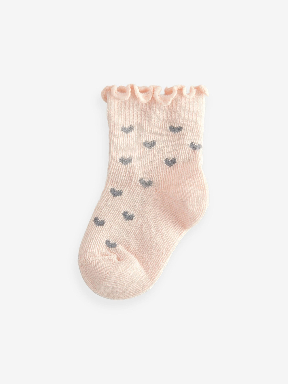 Носки для малышей Next K84-562, 5 шт., Молочный, Серый, Черный