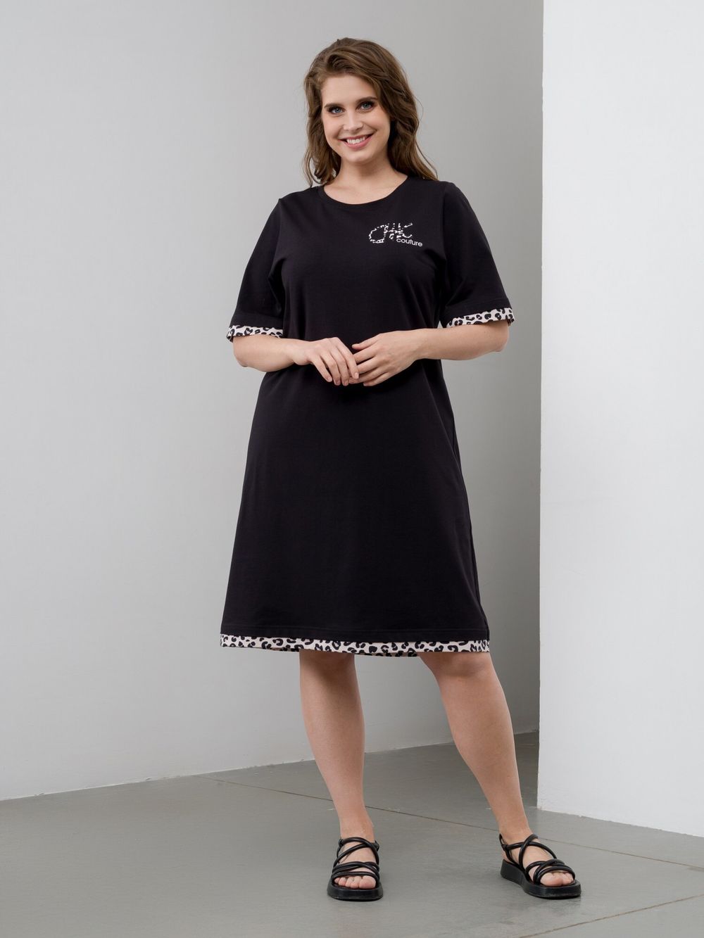 Платье Дениз Виотекс ЧЁРНЫЙ