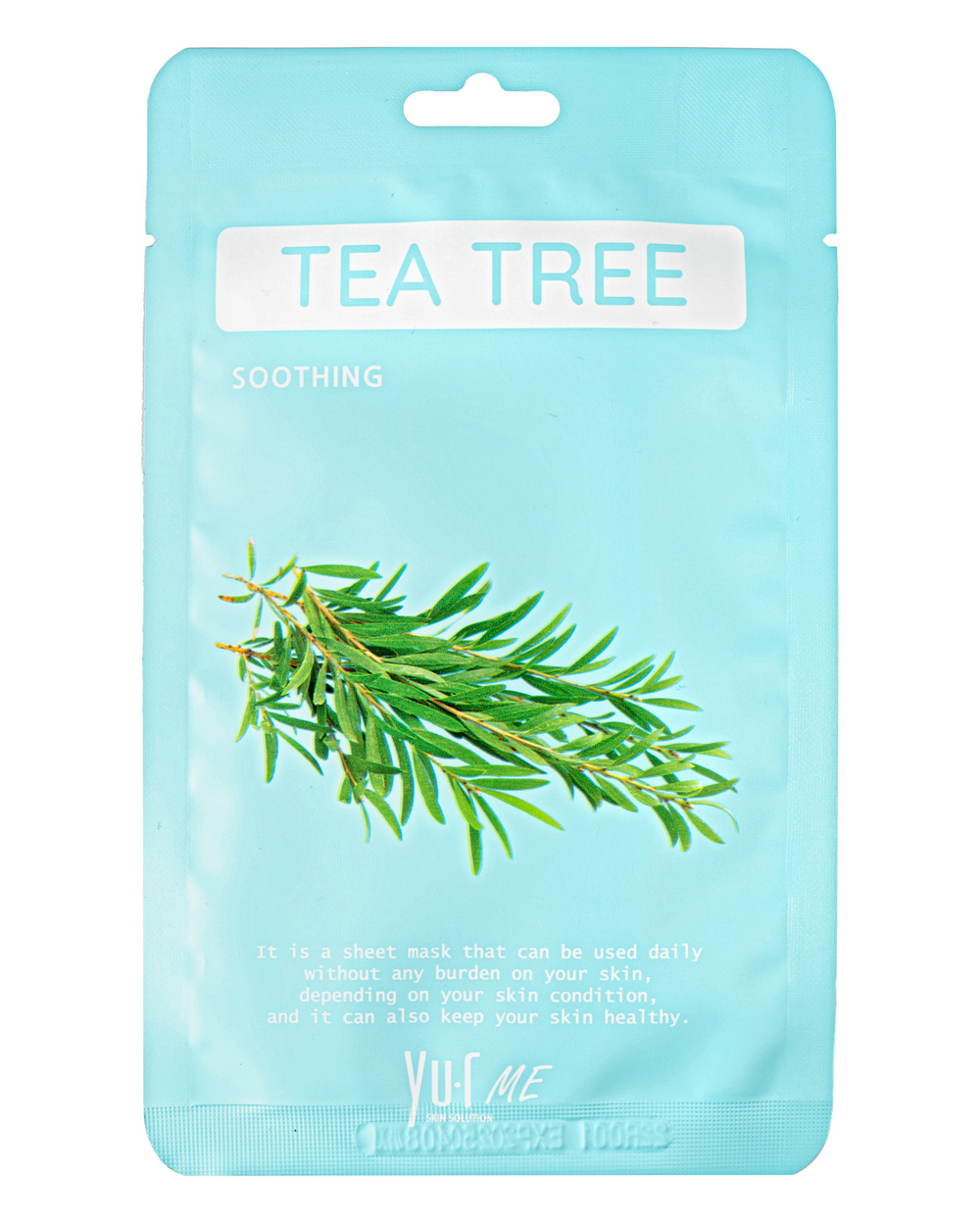 Тканевая маска для лица с экстрактом чайного дерева Yu.R Me Tea Tree Sheet Mask, 1 шт
