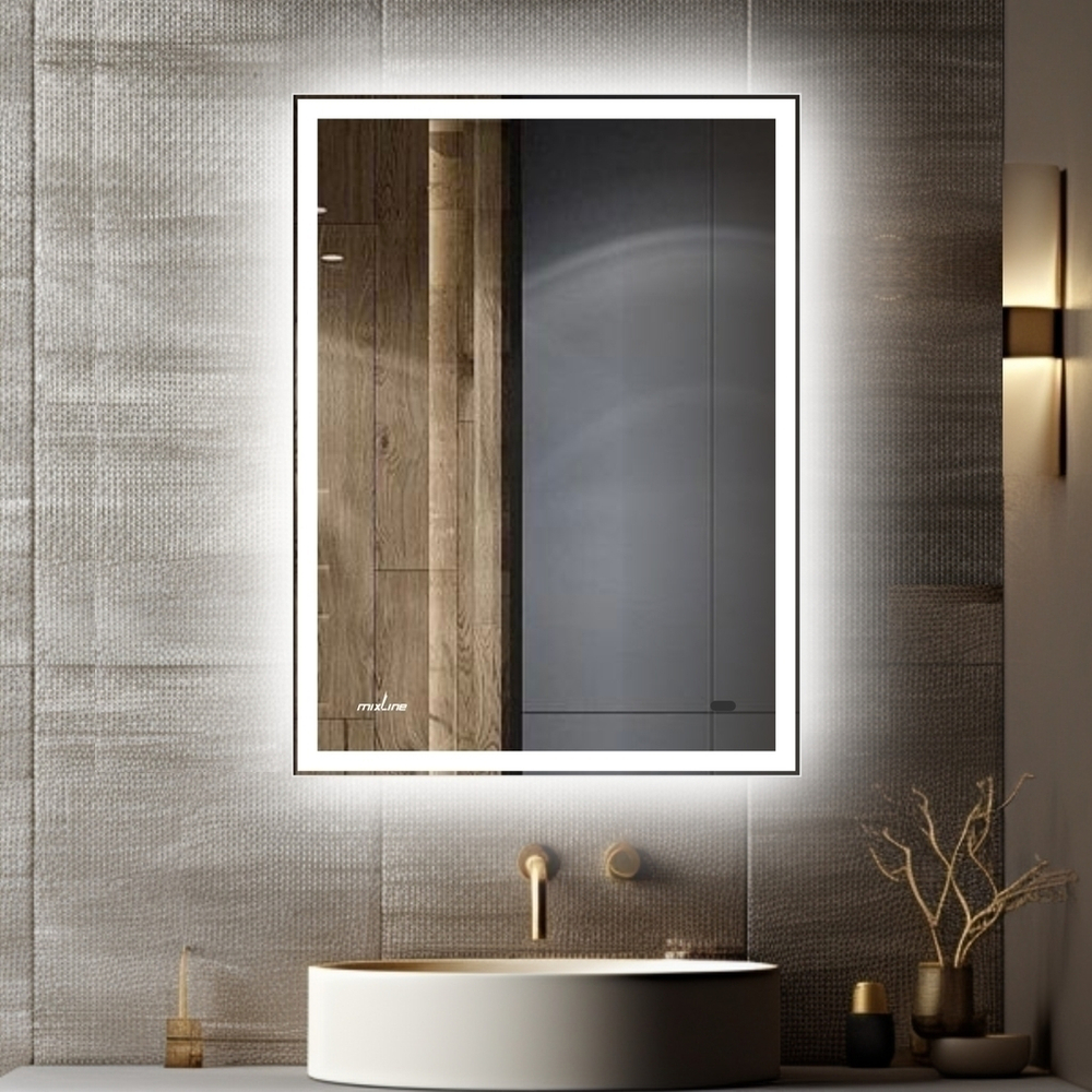 Зеркало MIXLINE "Велес" 600*800 (ШВ) бесконтактный сенсор, светодиодная подсветка