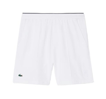 Мужские теннисные шорты Lacoste Tennis Heritage Ultra Dry Stretch - white
