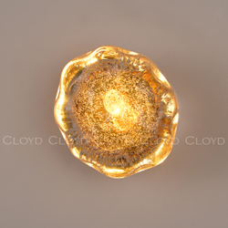 Бра Cloyd VOCAL W1 / латунь - янтарное стекло (арт.20368)