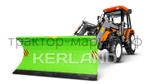 Отвал Kerland | Керланд 3560/35 FP к фронтальному погрузчику с гидроповоротом (1,8 м)