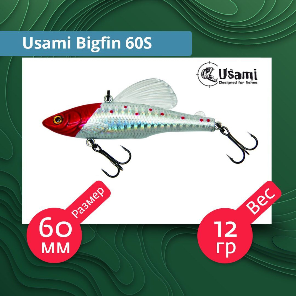 Воблер для рыбалки Usami Bigfin