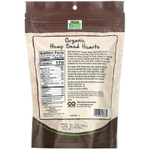 NOW Foods, Real Foods, органические семена конопли, 227 г (8 унций)