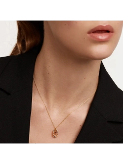 Колье Буква Y серебро 925 пробы покрытое золотом