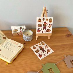 открытка "котик в свитере"