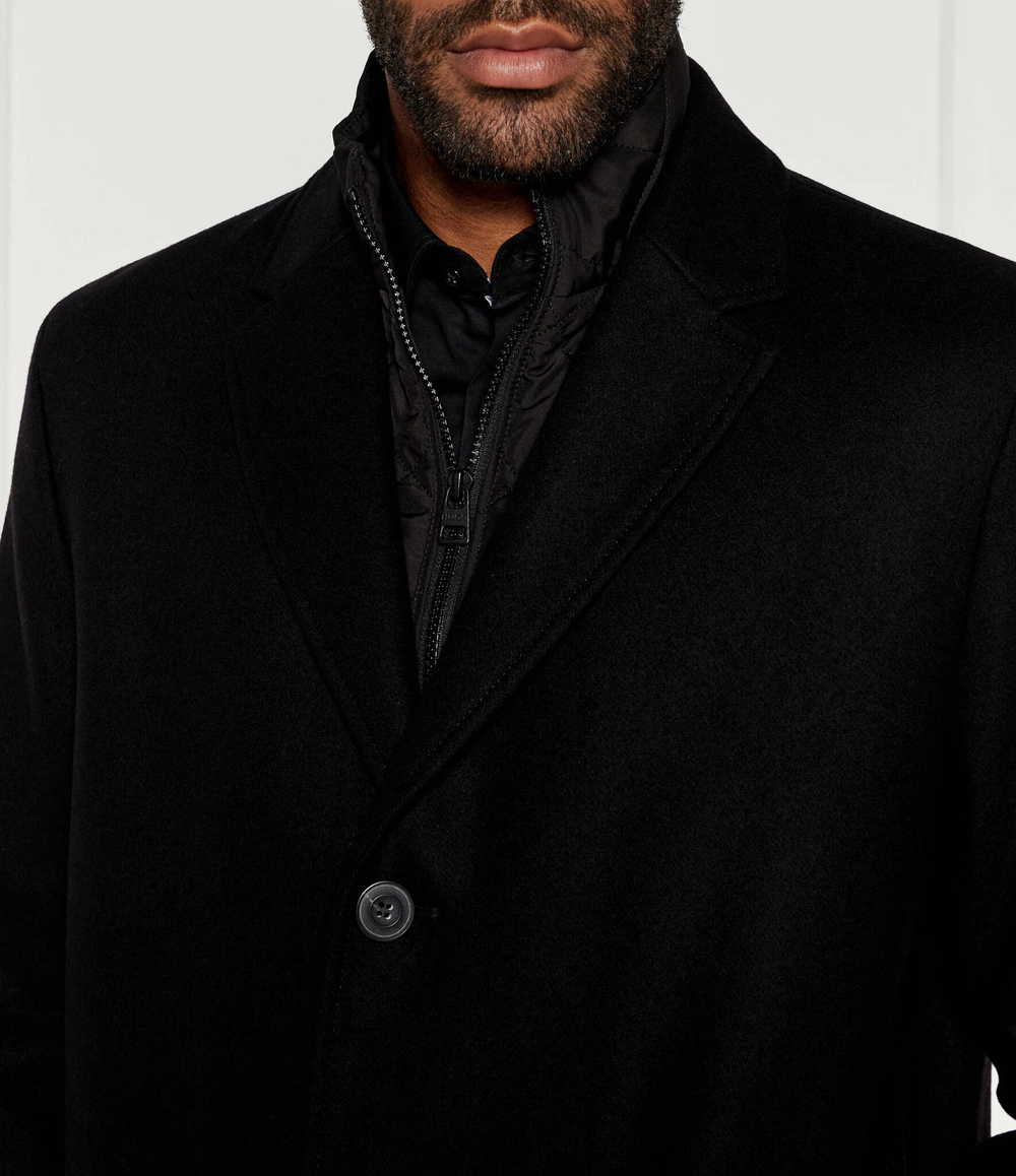 Шерстяное пальто Milogan2441 HUGO - черный(50528836)