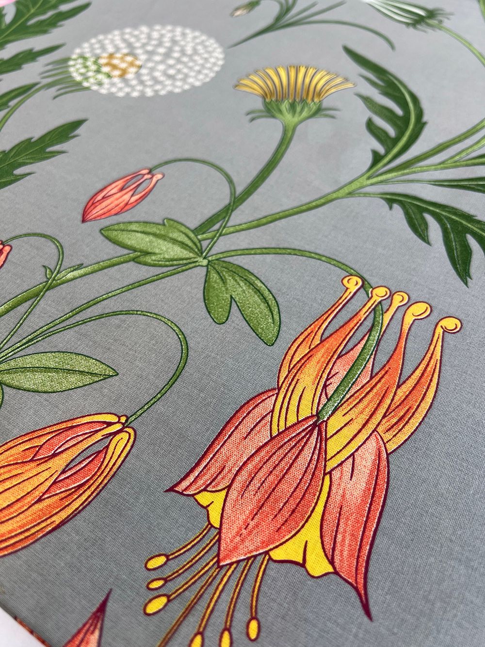 Простынь на резинке Сказка "Винтажный сад" 90х200 см перкаль