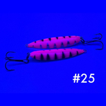 Блесна (пилькер) ЖОР "Алтынка" цветная с тройником (50мм, 17гр), Нейзильбер