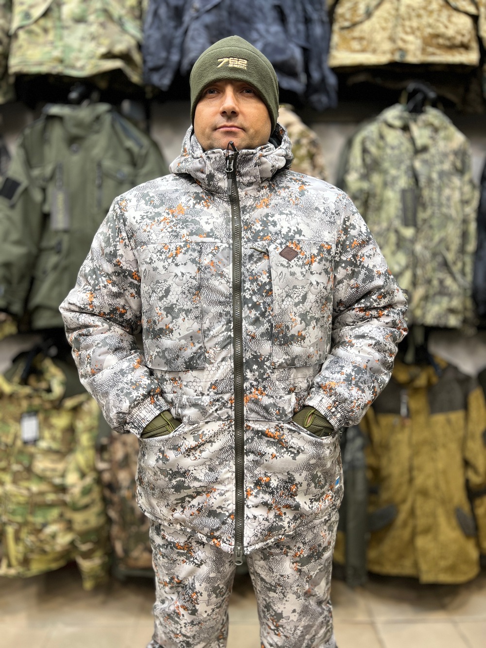 Зимний костюм Taygerr Егерь –45 °C, белый камуфляж, Алова