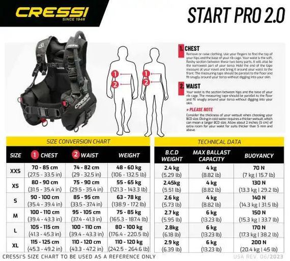 Жилет компенсатор Cressi Start Pro 2 Тип-классический