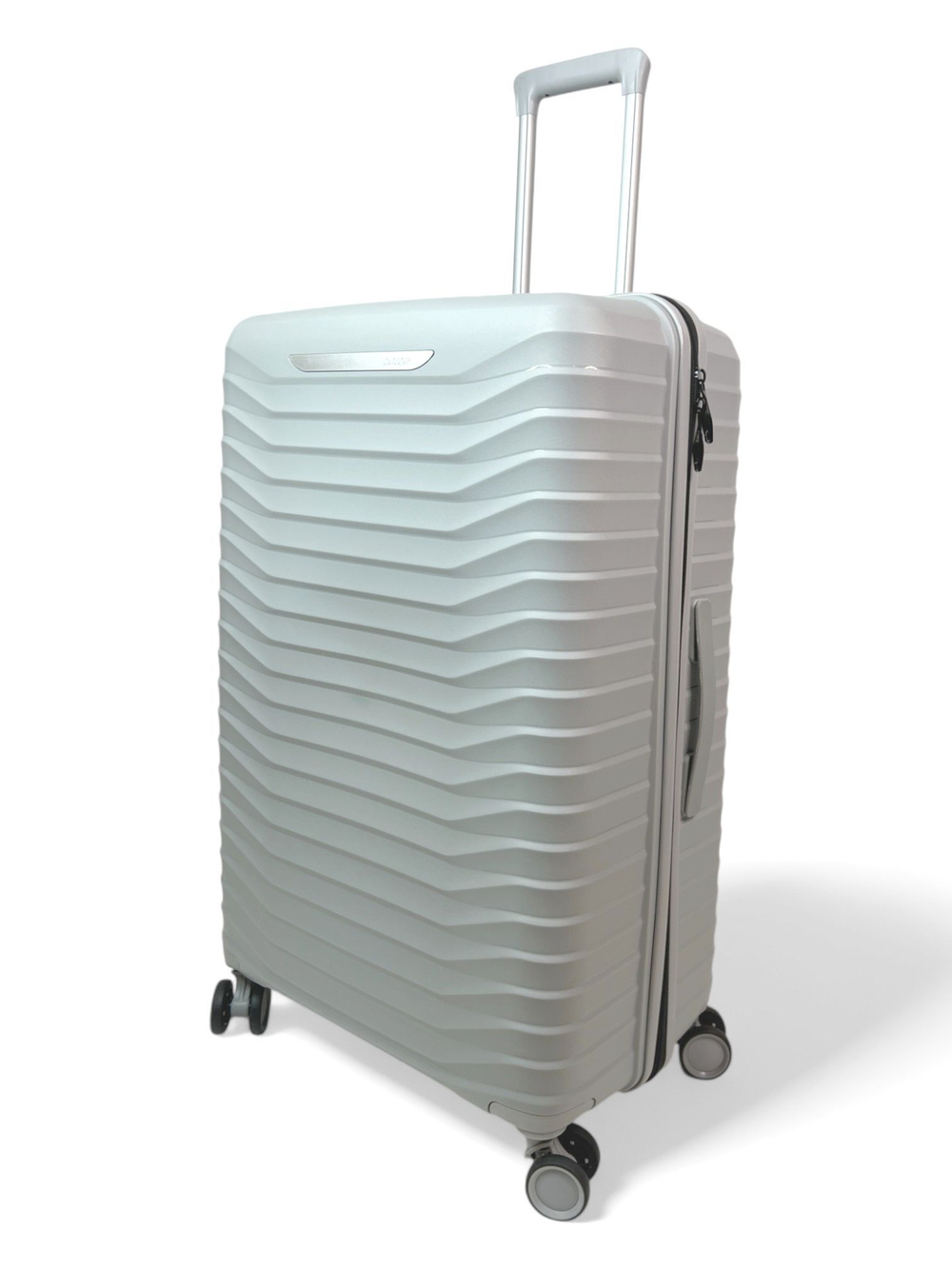 Большой чемодан Bon-Voyage PP Three, Серебристый, L