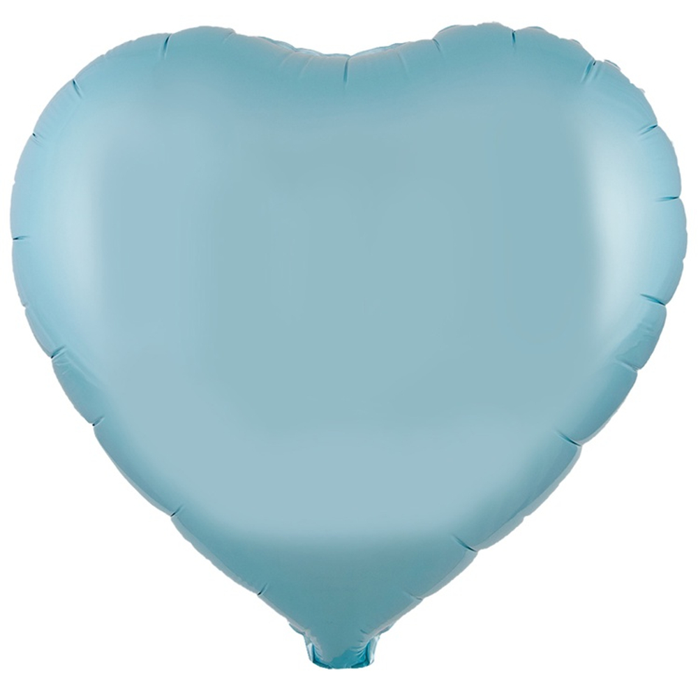 Шар фольгированный Сердце 45 см (Синий)