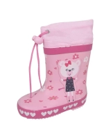 Детские резиновые сапоги для девочки