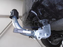 Фаркоп оцинкованный Galia F091C для Ford Focus хетчбек 2004-2011, 2011-, Ford C-MAX 2003-2011, 2011-(паспорт и сертификат в комплекте)(без электрики)