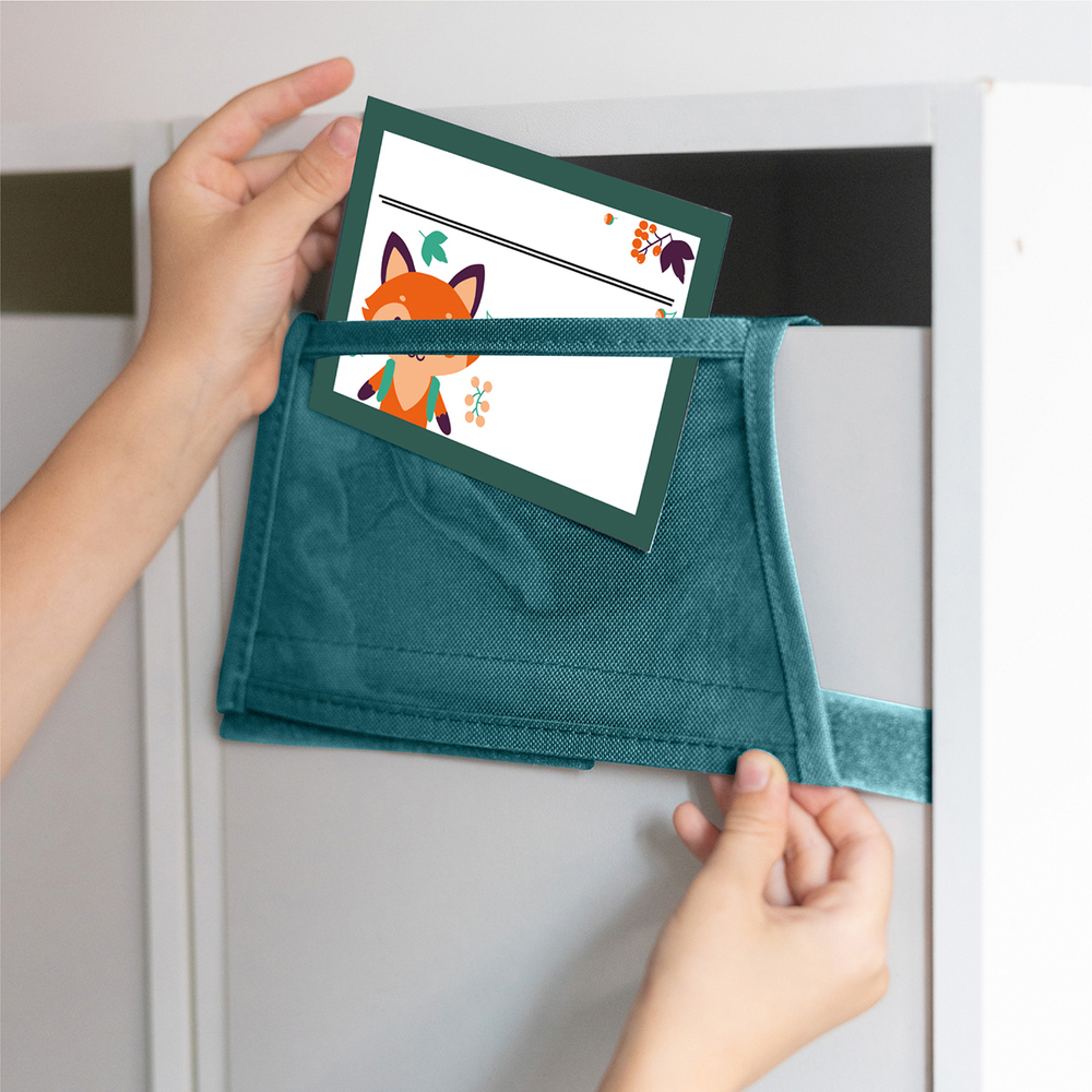 Кармашки в садик 83х24 Лисенок