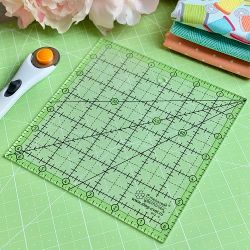 Линейка для пэчворка в дюймах, 6 ½ х 6 ½" (арт. D12-S)