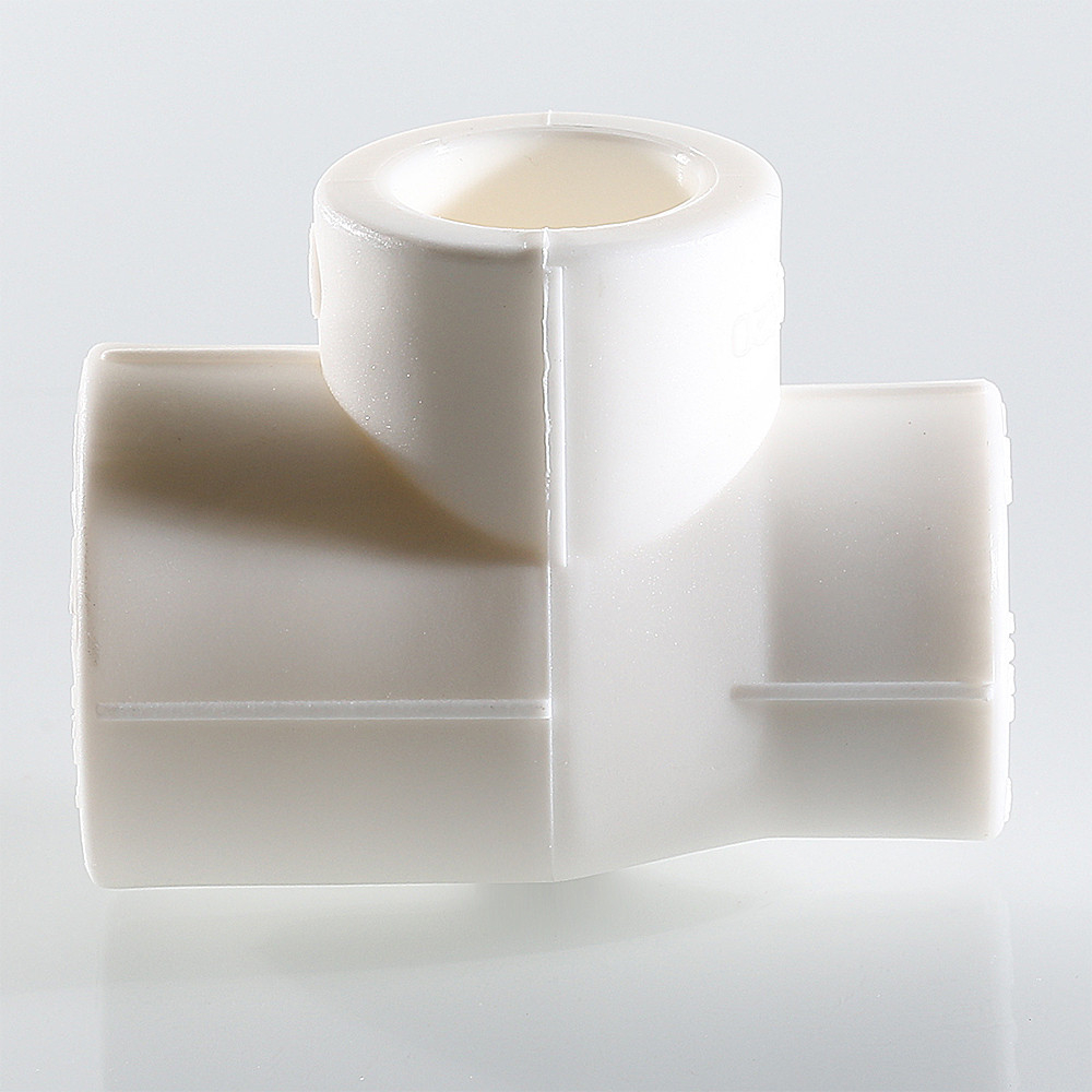 Тройник переходной 40х20х40 VALTEC белый