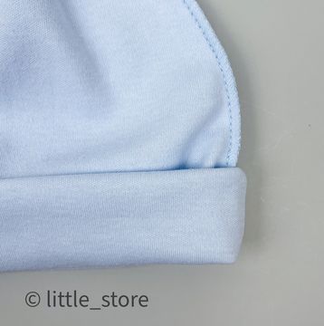 Шапочка хлопковая Голубая