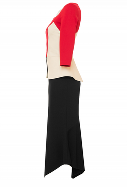 Платье с баской 11 -18SS