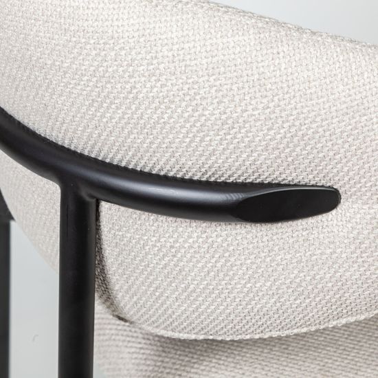 Стул Adele, ткань, светло-серый