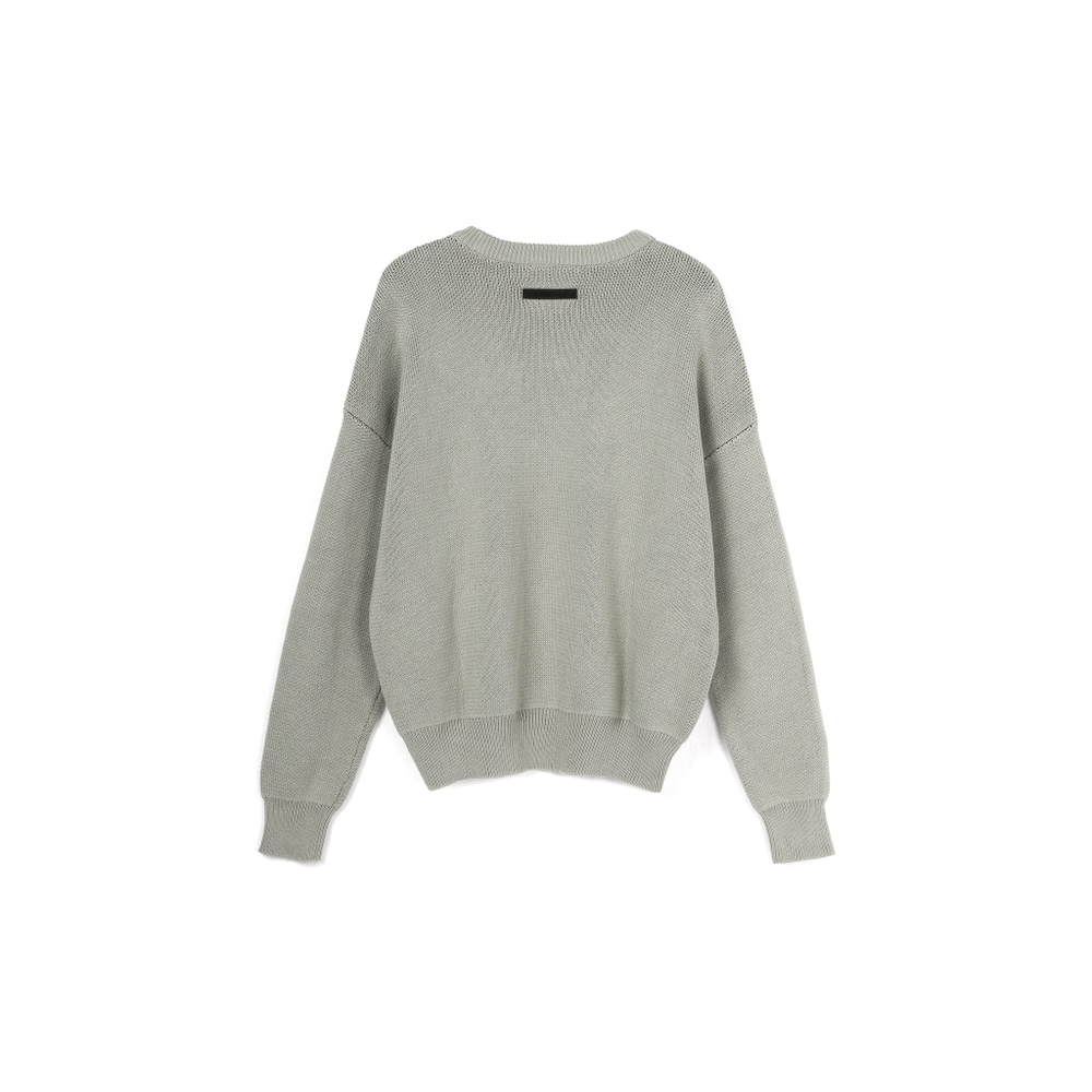 Fear Of God Essentials FW21 Knit Pullover Sweater Green Concrete