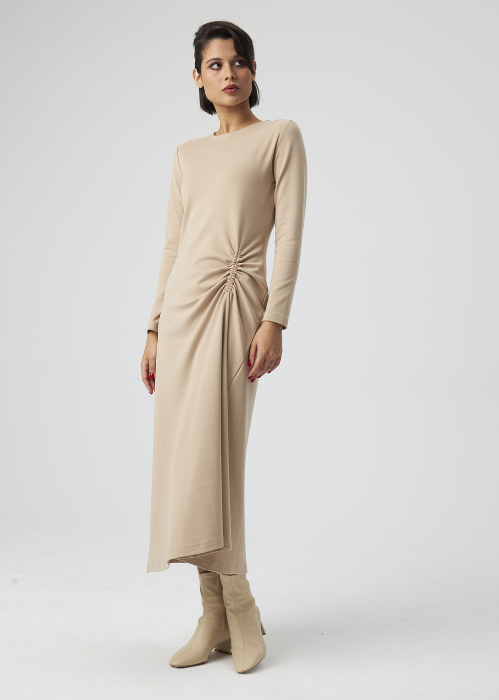 DRESS | M | BEIGE