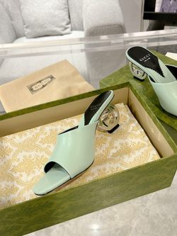 Gucci Interlocking G Heel Sandal 5.5 cm