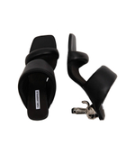 Кожаные шлепанцы Karl Lagerfeld - черный(KL39005)