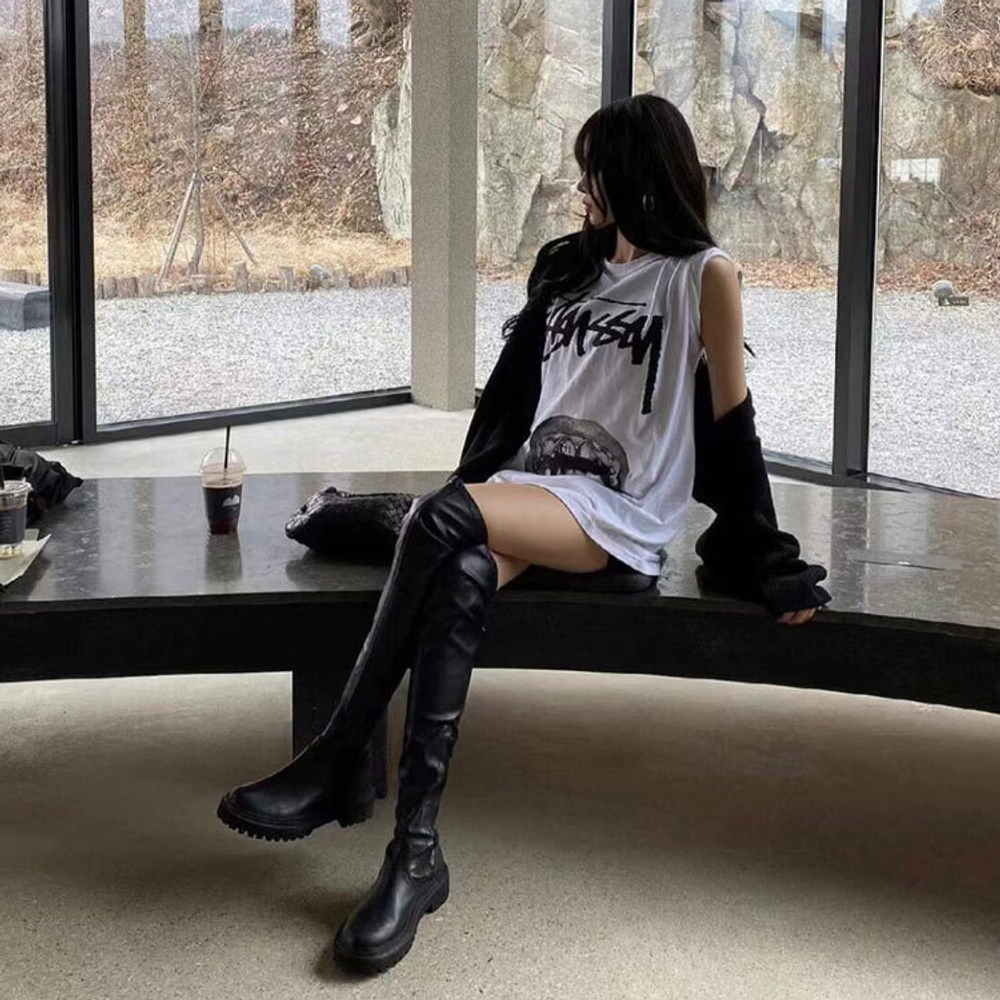 Футболки Stussy x RICK OWENS World Tour Tee T, 3903641