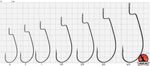 Крючки офсетные Lucky Jonn PREDATOR LJ345 #1/0 8шт