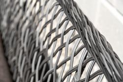 "Катания" обеденная группа плетеная на 4 персоны, цвет графит