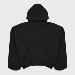 Худи Yeezy Gap Engineered by Balenciaga Logo Hoodie Black