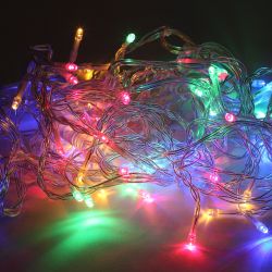 ENOB-2M ЭРА Гирлянда LED Бахрома 2м*1м мультиколор, 24V, IP44 | Гирлянды