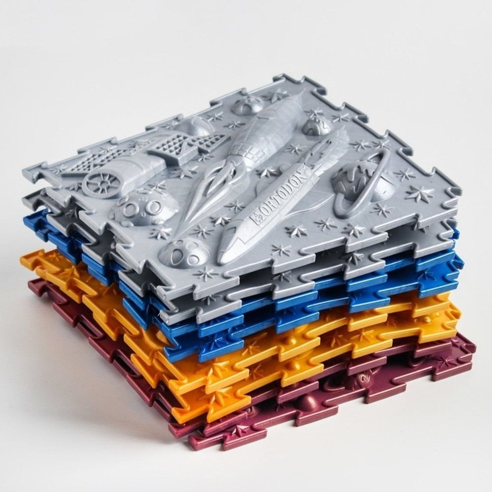 ОРТО-набор-12 Модул. коврик Космос(Ракеты-2, Летающие тарелки-2, Инопланетяне-2, Планеты-2)/82