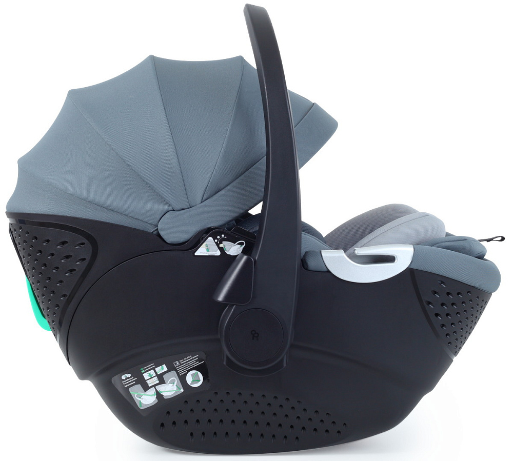 Детская коляска Rant Teo Soft 3 в 1 с автокреслом Aster Zero Graphite Graphite