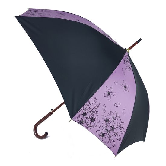 Женский зонт трость 3 Слона, полуавтомат 2840-02
