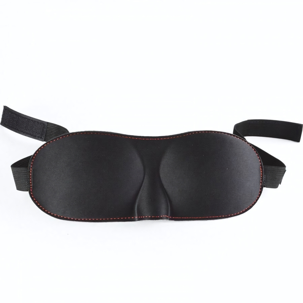 Черная маска на липучке «Комфорт» (Цвет: черный)