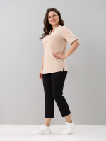 Блузка БЛ-122/фламли-бежевый