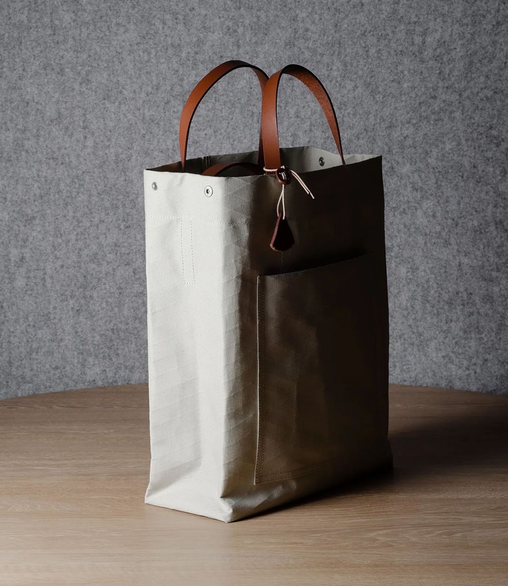 Hard Graft Keeper Tote Bag Natural — сумка-тоут из хлопка