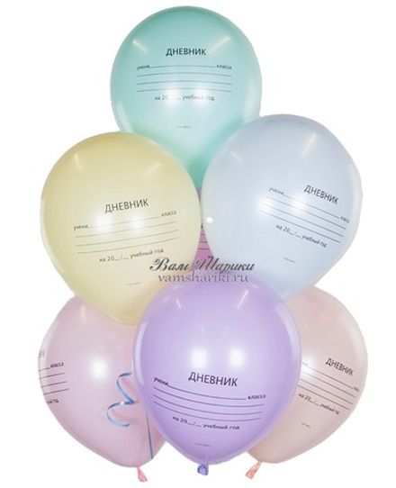 Шары "Школьный дневник"
