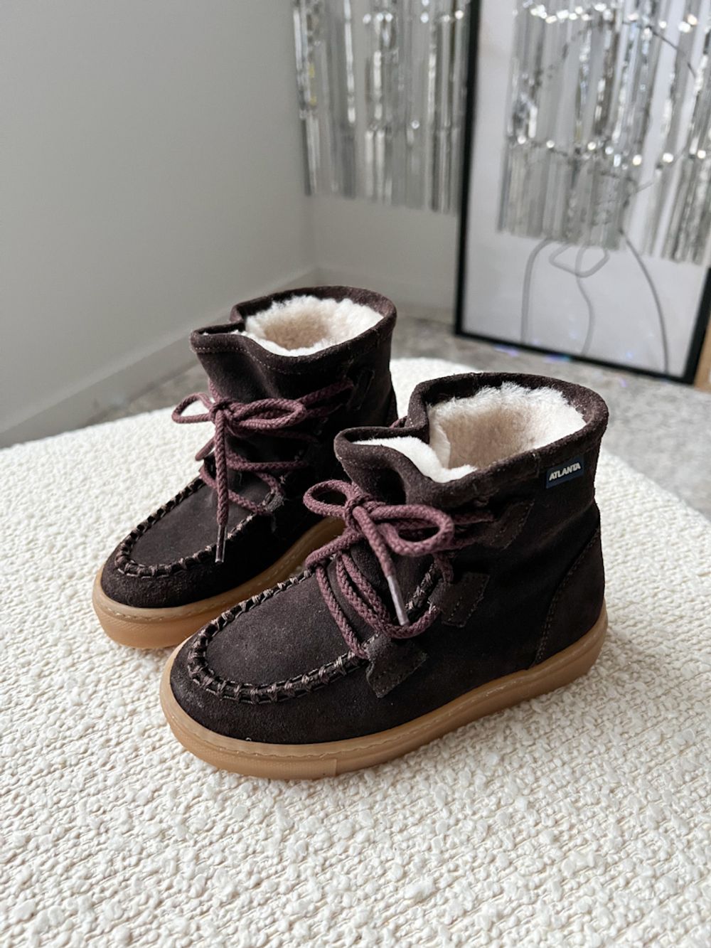 Новые замшевые ботинки Atlanta на меху, 27