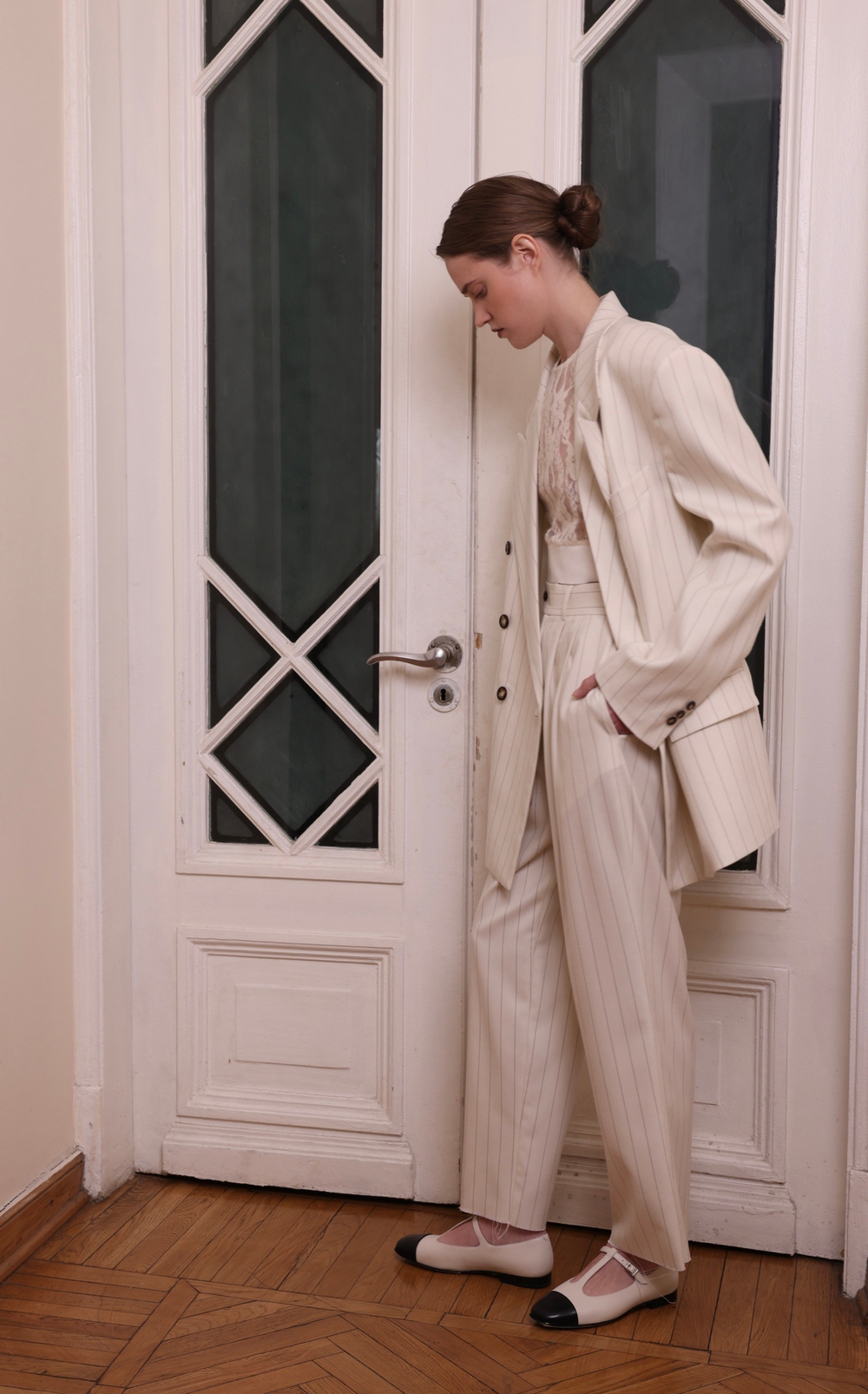 Пиджак OVERSIZE, молочный