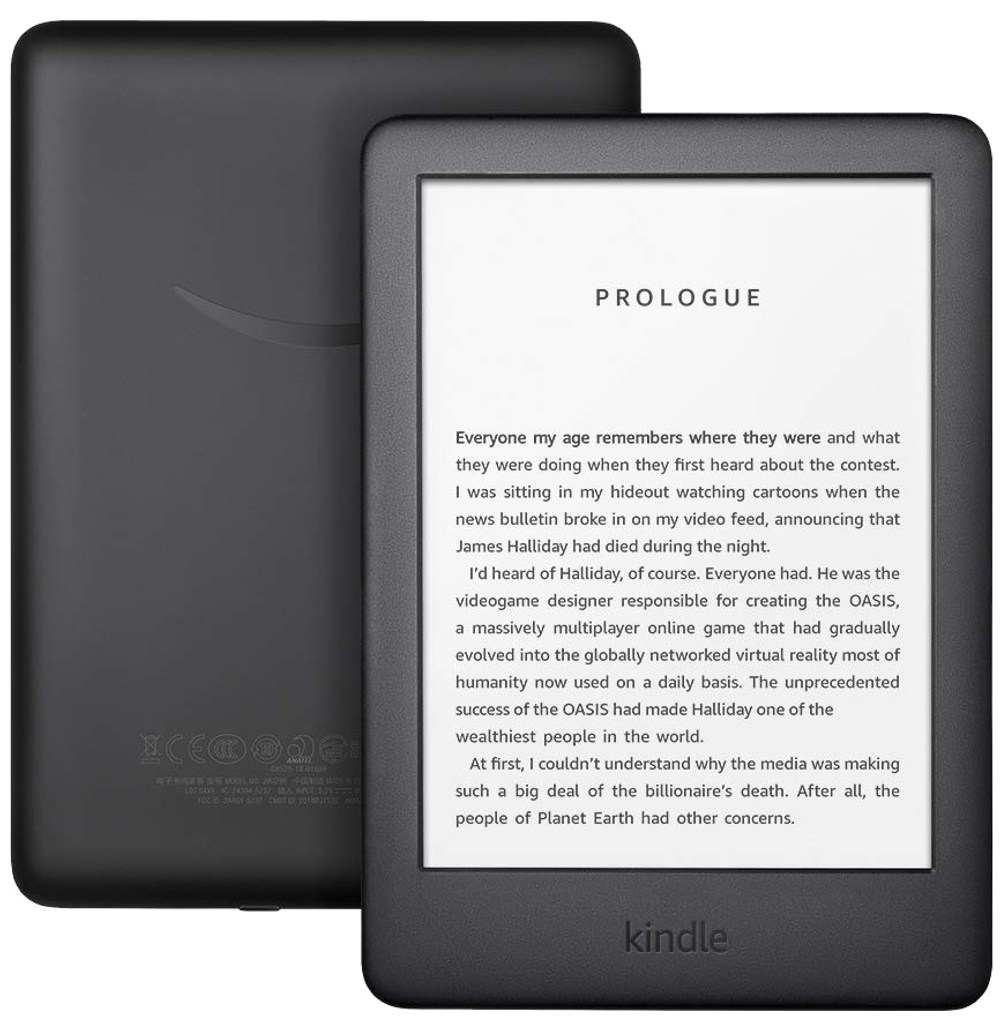 Amazon Kindle 10 Черный (Без рекламы)
