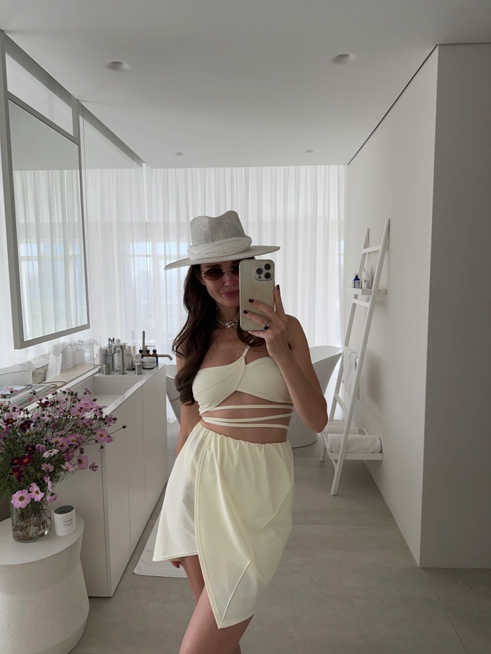 КУПАЛЬНИК ФРЭНС СЛИВОЧНЫЙ