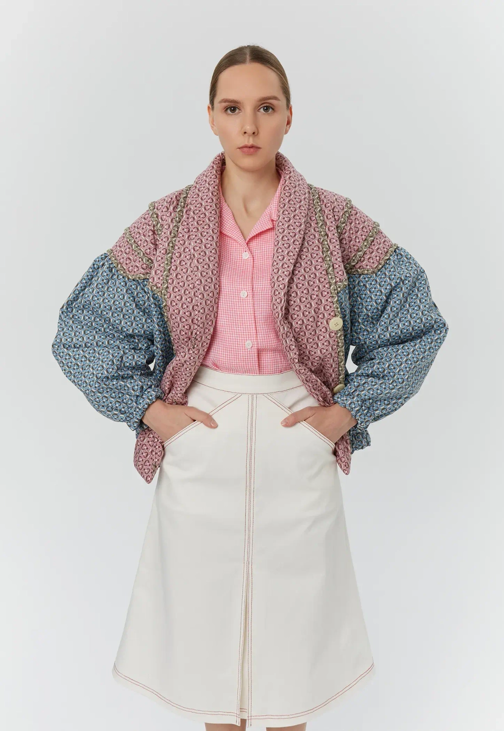 Куртка, разноцветный