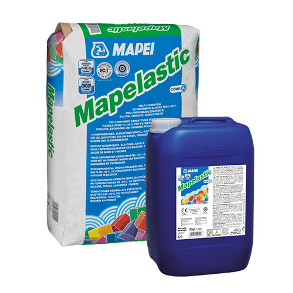 Гидроизоляция Mapei Mapelastic A+B (2компонентная) 32кг