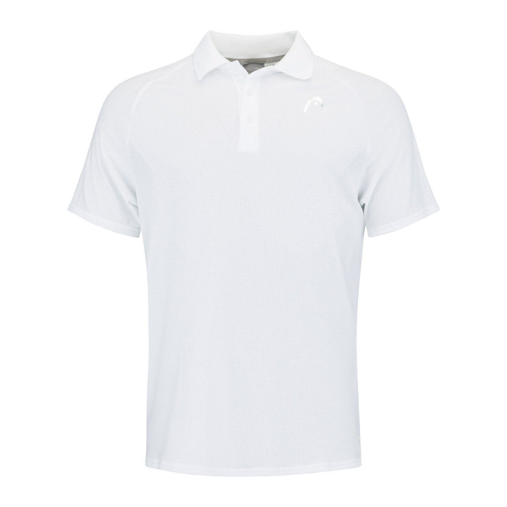 Мужское теннисное поло HEAD Performance Polo Men - White